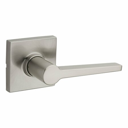 SAFELOCK UL Rated Daylon Lever, Square Rose Passage Lock, RCAL Latch and RCS Strike Satin Nickel Finish SL1002DALSQT-15